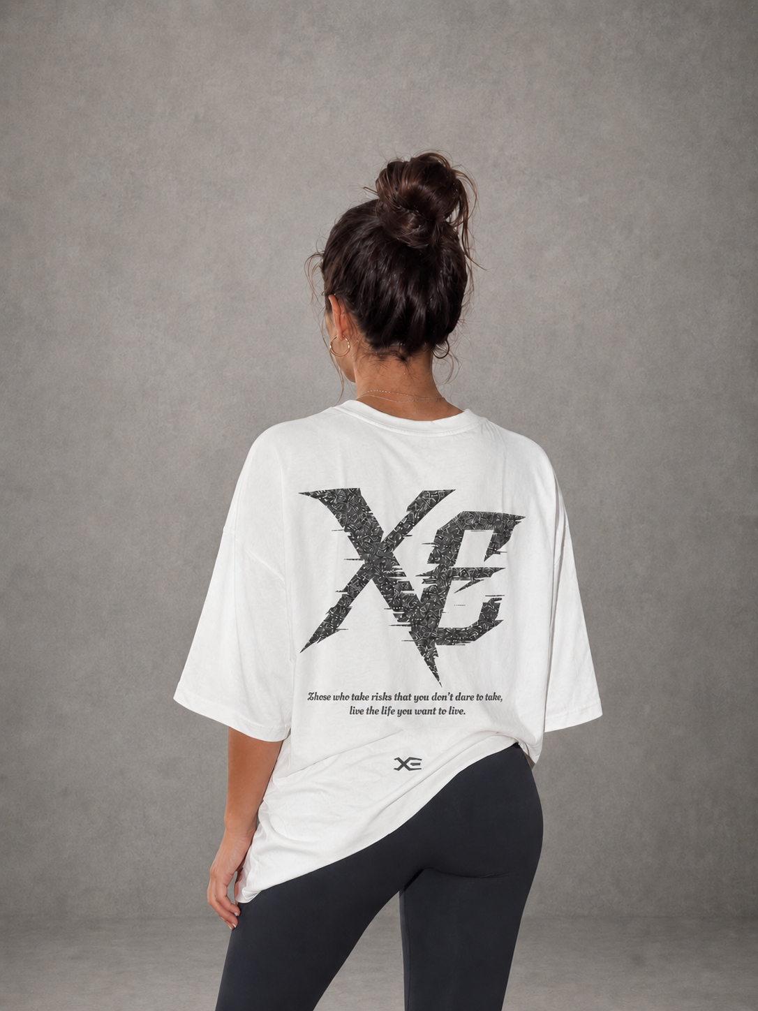 UNIQUE Oversize T-Shirt - Beyaz