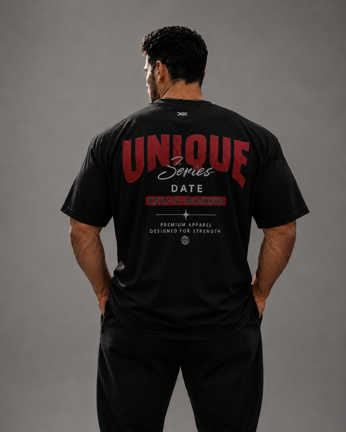 UNIQUE Oversize T-Shirt - Siyah