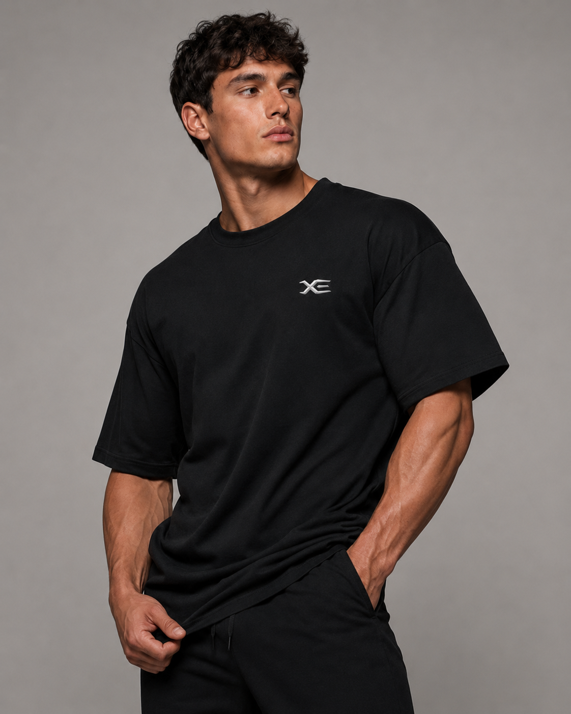 Oversize T-Shirt - Siyah