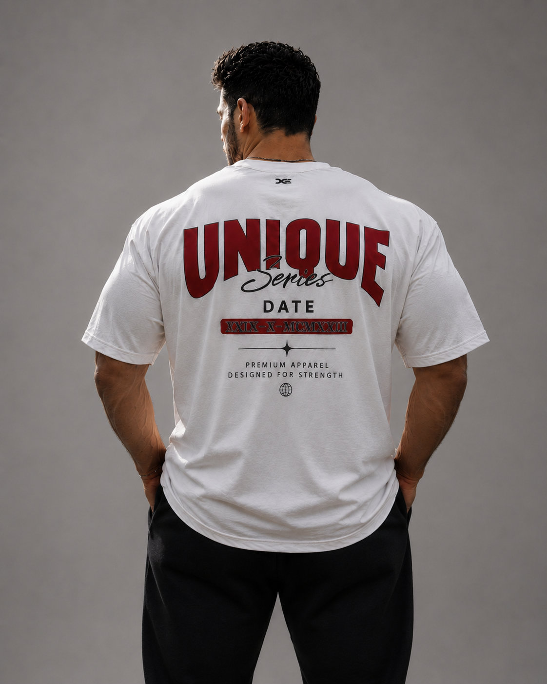 UNIQUE Oversize T-Shirt - Beyaz