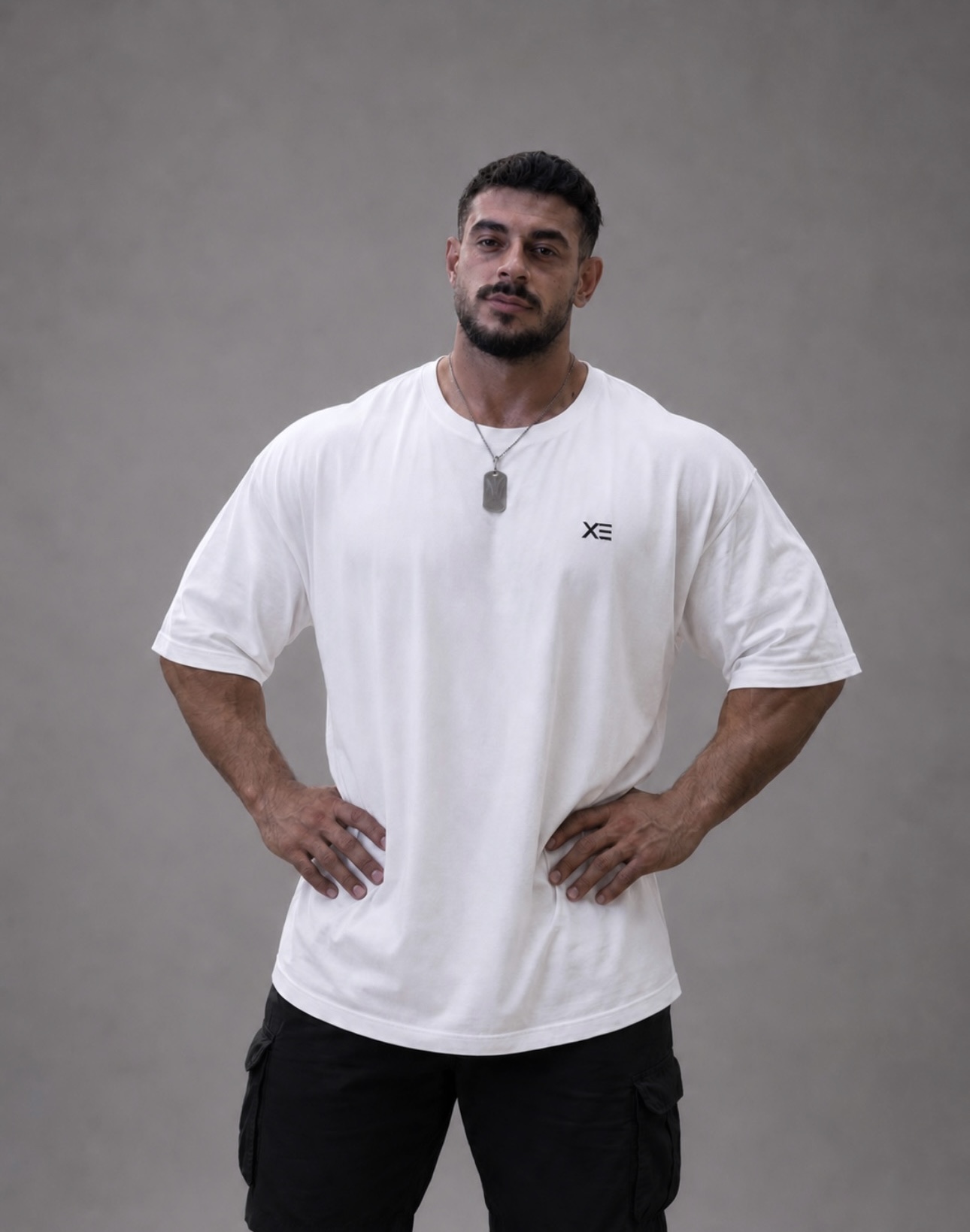 UNIQUE Oversize T-Shirt - Beyaz